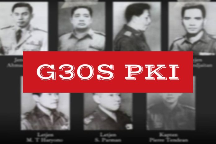 Pemberontakan 30 September oleh PKI mengorbankan tujuh perwira tinggi militer yang terdiri dari 6 Jenderal dan 1 Perwira Angkatan Darat.