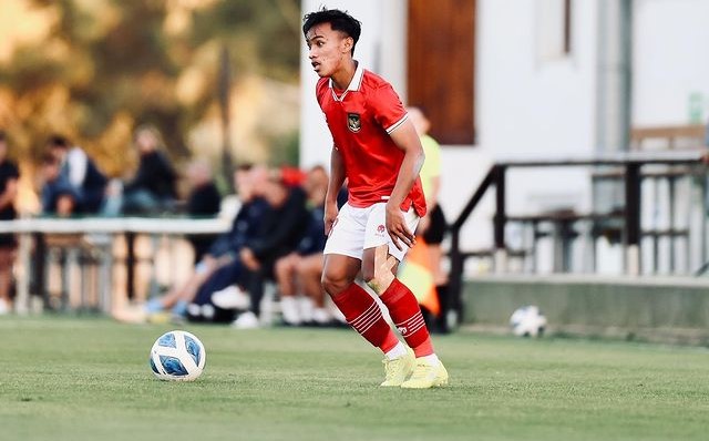 Arkhan Fikri menjadi pemain termuda timnas Indonesia di Piala Asia 2023. Sumber-Instagram @pemaintimnasmuda